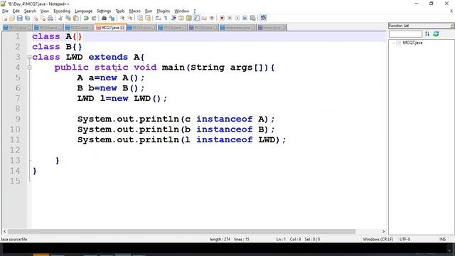1.4 - JAVA - Operator part 3 - Relational an Instance operator смотреть онлайн