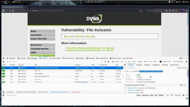 TODOS LOS NIVELES de LFI y RFI: Vulnerabilidades Web - DVWA смотреть онлайн