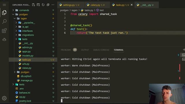Programe comigo em Python ao vivo (Django, TDD, BDD, Celery, GPT) смотреть онлайн