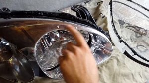 потеет фара, ремонт фары сенс, решение проблемы не герметичности шва