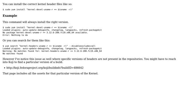 Unix & Linux: yum installs kernel-devel different from my kernel version (5 Solutions!!) смотреть онлайн