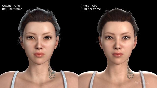 3DS Max Octane vs Arnold Skin with Node Setup смотреть онлайн
