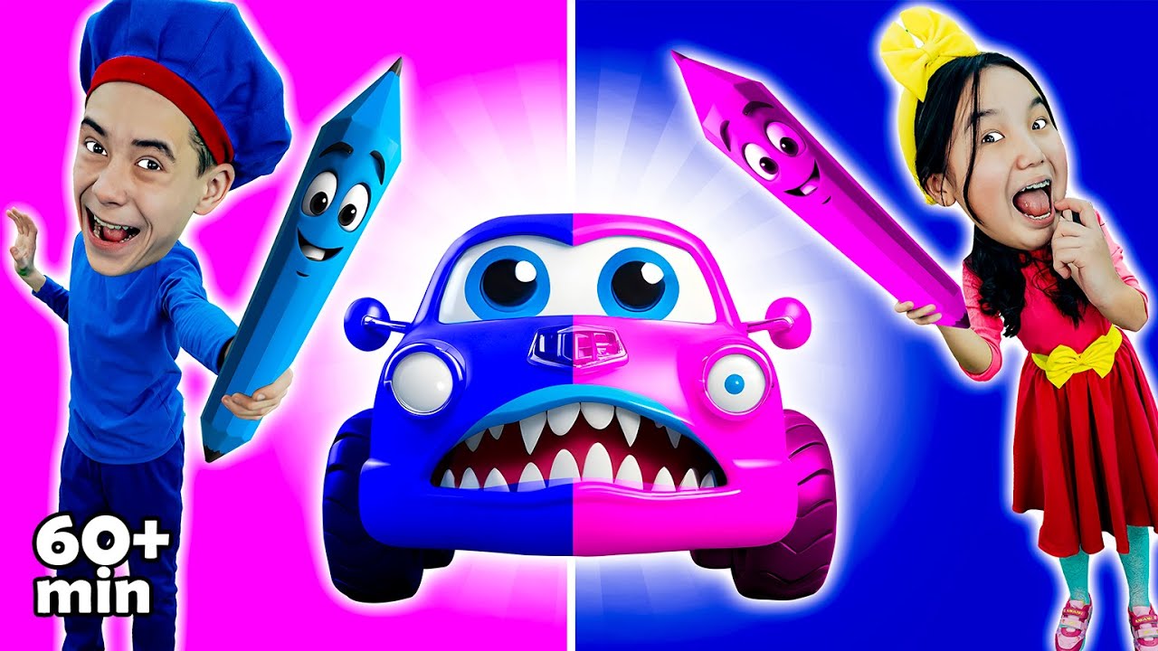 Песня Pink & Blue Colors | Какой цвет ваш любимый? | Tutti Frutti Destry Rhymes & Kids Songs смотреть онлайн