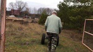 Мотоблок МКМ . Ставим на Жигулевское колёса .