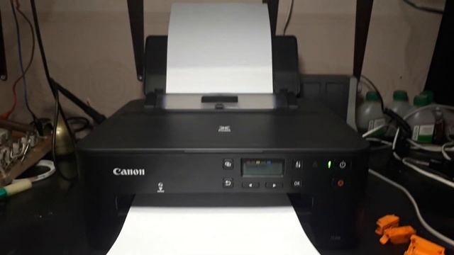 Принтер не захватывает бумагу, не печатает, сброс уровня чернил, коды ошибок аппарата Canon TS704 смотреть онлайн
