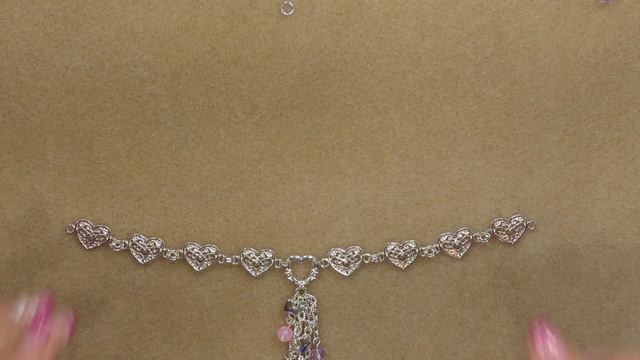 Easy Heart Link Necklace and Earrings Set Tutorial смотреть онлайн