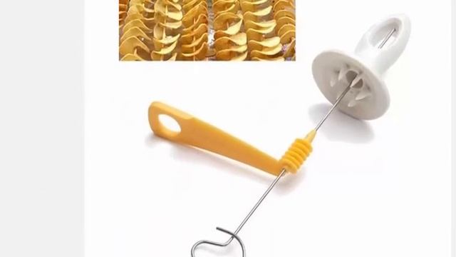 Спиральный нож для картофеля, слайсер для огурцов овощей смотреть онлайн