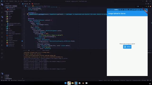 How to upload image from Flutter to Flask server | Build Developers | Flutter, Python & Flask смотреть онлайн