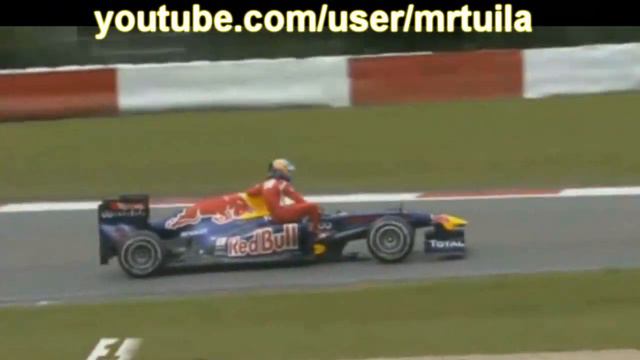 Веббер подвёз Алонсо на своём болиде смотреть онлайн