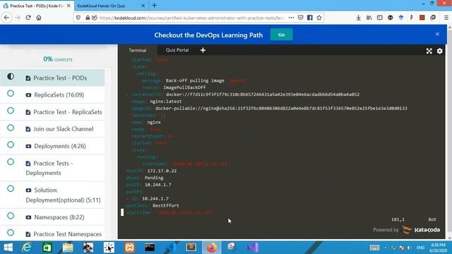 Learn Kubernetes from Certified Kubernetes Administrator CKA with Hands On Lab смотреть онлайн