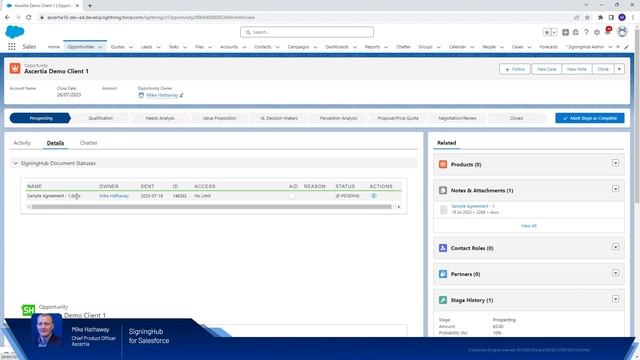 How to digitally sign documents with SigningHub for Salesforce смотреть онлайн