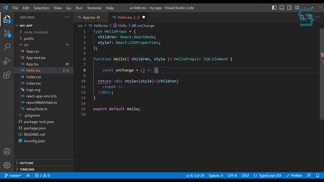 How to Write React with Typescript | #31 React Course смотреть онлайн