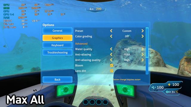 Subnautica | GTX 960 | i5-6600 | All Settings | 1080p смотреть онлайн