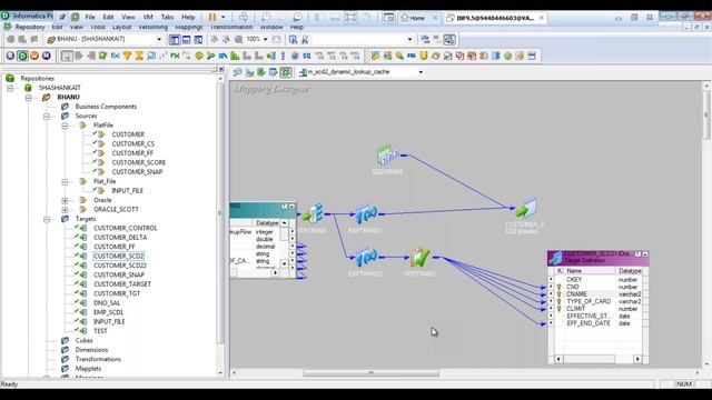 Informatica Dynamic Lookup Cache with SCD2/TYPE2 смотреть онлайн