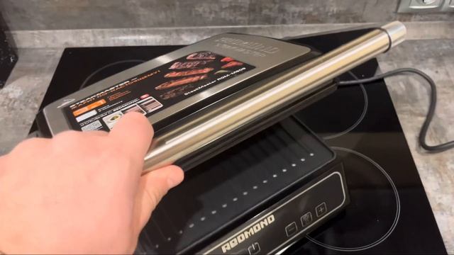 Гриль Redmond SteakMaster RGM-M809 черный #redmond #редмонд смотреть онлайн