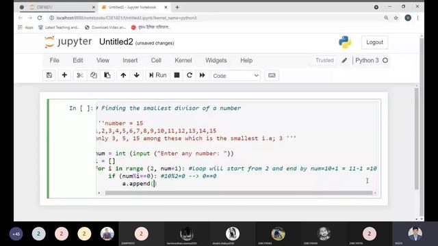 Finding Smallest Divisor of a Number in Python Language смотреть онлайн