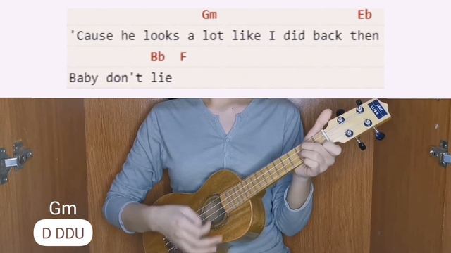 Lookalike - Conan Gray | Easy Ukulele Tutorial with Tabs,Chords, play along, and lyrics смотреть онлайн