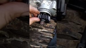 DAF ATI - замена насоса гидроусилителя.