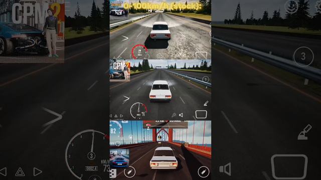 Разгон жигулей во всех кар паркингах!