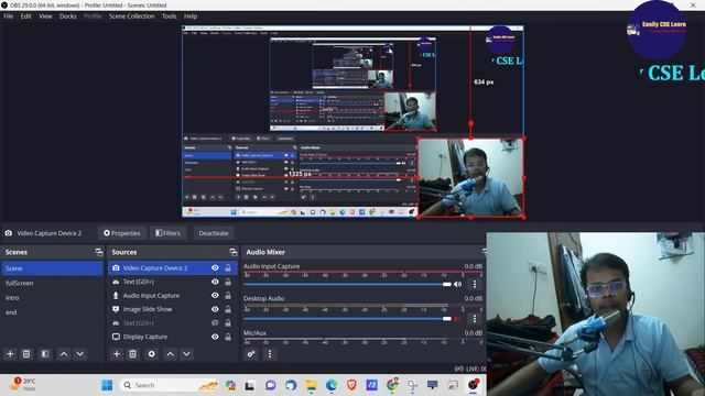 OBS BACKGROUND REMOVE AUTOMATICALLY | OBS VIDEO CAPTURE BACKGROUND REMOVE  IN 4 MINUTES