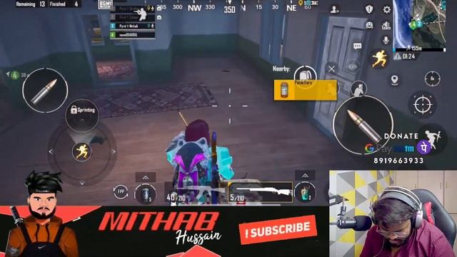 BGMI CUSTOM ROOMS | MITHAB IS LIVE | DAY - 19 + FACECAM Telugu | Hindi | English смотреть онлайн