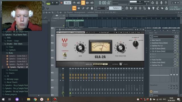 КОМПРЕССИЯ ВОКАЛА В FL STUDIO! | КАК СДЕЛАТЬ ГОЛОС ГРОМЧЕ БЕЗ ПОТЕРИ КАЧЕСТВА? | CLA2A / CLA76 смотреть онлайн