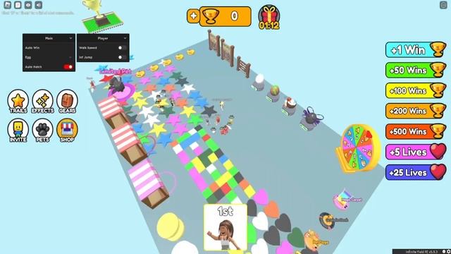 [ROBLOX] Color Race ??OP Script Auto Win & Walk Speed & Inf jump & Pastebin смотреть онлайн