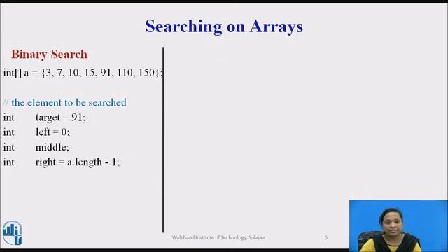 Java: Searching Operation on Array смотреть онлайн