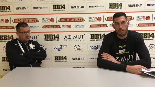 Conferenza stampa pre-partita Bergamo-Tezenis Verona: Cesare Ciocca e Giovanni Fattori смотреть онлайн
