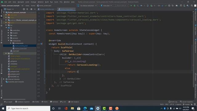 Flutter Carousel Slider - With REST API смотреть онлайн