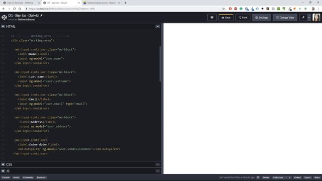 [1/100] Sign Up Form | #Daily UI (AngularJS + AngularJS Material ) смотреть онлайн