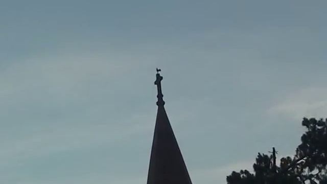 Vietnam, Dalat, interesting dome at the church - Вьетнам, Далат, церковь с петухом смотреть онлайн