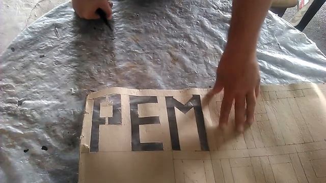 Дело было вечером... Изготовление буквенного трафарета смотреть онлайн