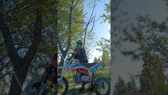 Обзор на мой питбайк KAYO basic yx 125(первое видео) смотреть онлайн