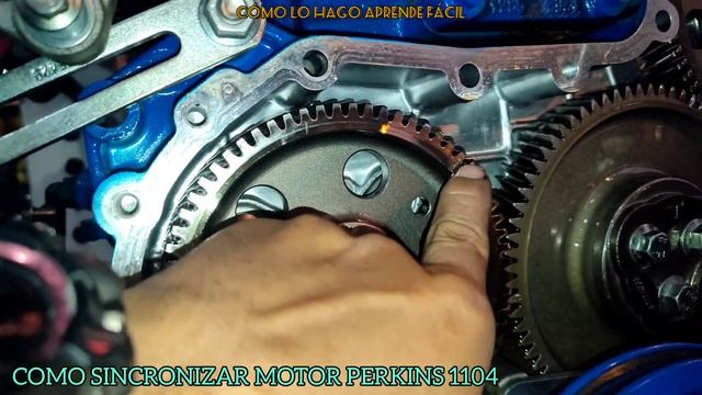 COMO SINCRONIZAR. MOTOR DIESEL. PERKINS 1104. смотреть онлайн