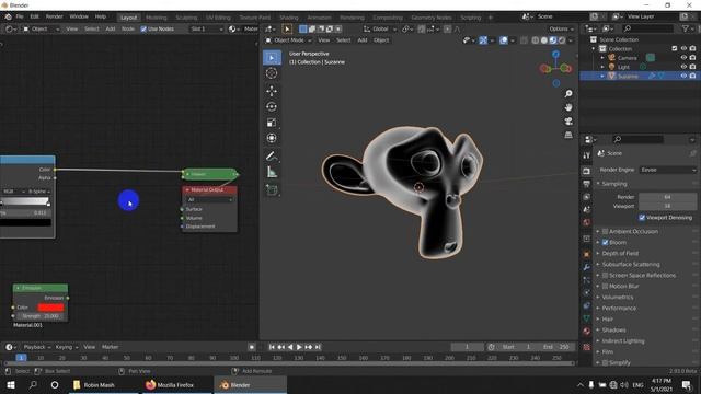 Blender 2.93 | Emission node | Basics смотреть онлайн