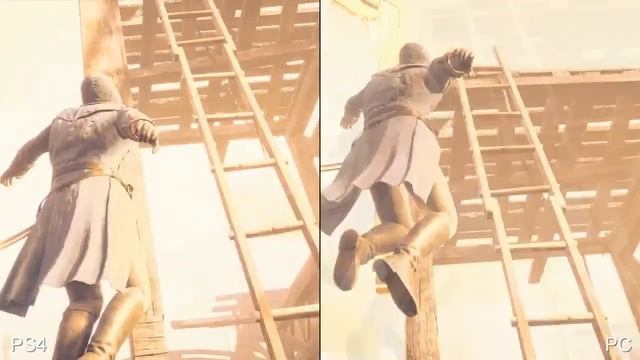 Assassins Creed Unity: PS4 Vs PC | Сравнение Графики |