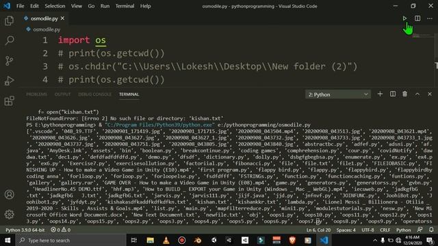 #75 Os Module in python || #FreePythonCourse in Tamil|| #CodingAnna смотреть онлайн