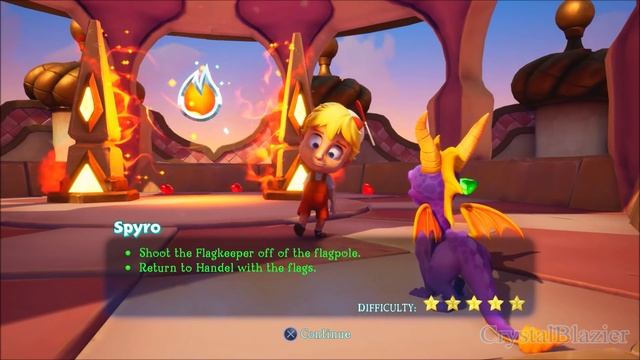 Spyro Reignited Trilogy - Spyro 2: Ripto's Rage! 100% Walkthrough Part 15 - Scorch смотреть онлайн