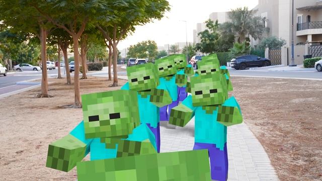 100 Zombies vs 1 Player | Jason in Minecraft Animation смотреть онлайн