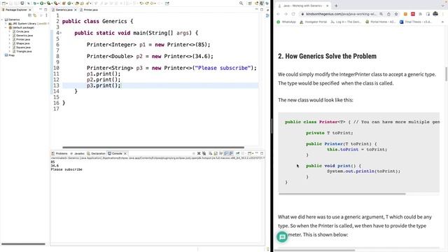 Complete Generics Tutorial with Java Code Examples смотреть онлайн