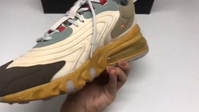 Nike Air Max 270 React ENG Travis Scott Cactus Trails CT2864-200 смотреть онлайн