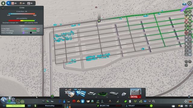 محاكي بناء المدن #43| حي الفيلات | Cities Skylines смотреть онлайн