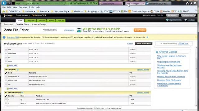 How to Video Creating DNS autodiscover record in Office 365 смотреть онлайн