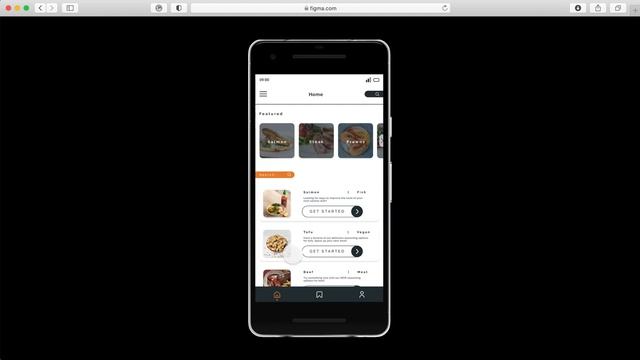 Plan my plate app design | Figma смотреть онлайн