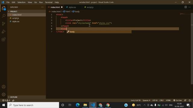 How to create and run html, css and javascript files in VScode editor | 2021 | for beginners | смотреть онлайн