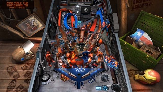 Pinball FX3 - Marvel's Civil War смотреть онлайн