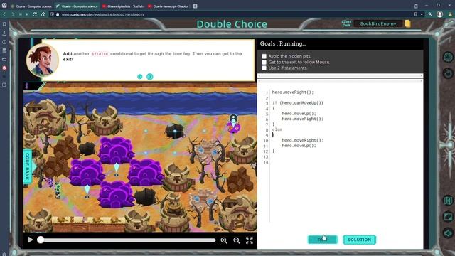 Ozaria - Javascript - Chapter 3 - Module 3 - Double Choice смотреть онлайн