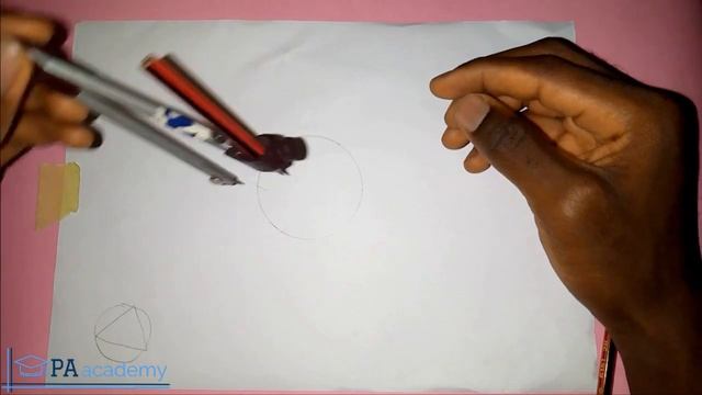 HOW TO INSCRIBE AN EQUILATERAL TRIANGLE IN A CIRCLE | Draw an equilateral triangle in a circle смотреть онлайн