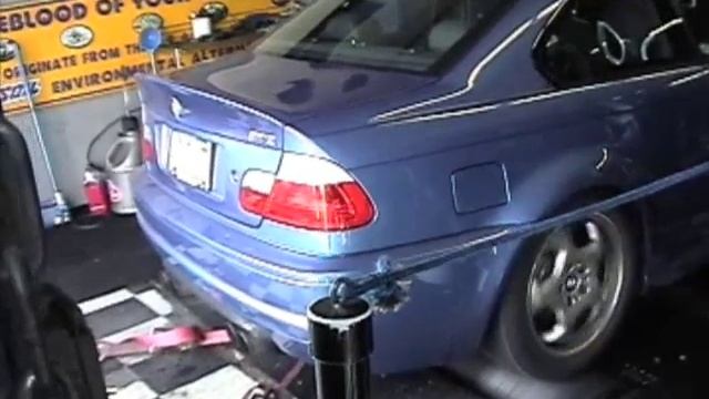 BMW E46 M3 Estoril Blue Cams + Eisenmann Meisterschaft Ti Dyno смотреть онлайн
